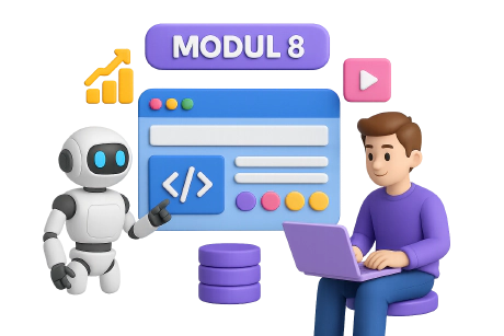 Tentukan perilaku tampilan elemen halaman web pada HTML dengan display CSS